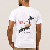 助けは日本#6を直します Tシャツ (裏面)