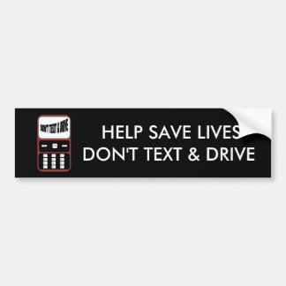 助けは生命を文字救い、豊富なstickeを運転するために バンパーステッカー