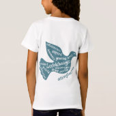 助けは#BringBackNiceへの動きを育てます! Tシャツ (裏面)