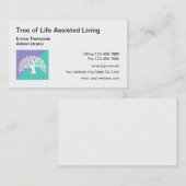 助けられた生きる木 名刺 (正面/裏面)