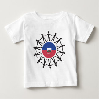 助けハイチ ベビーTシャツ