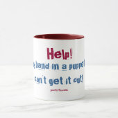 助け! 、私はパペットに私の手を置きGE…できません マグカップ (中央)