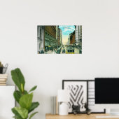 助成通りからの市場通りの見解 ポスター (ホームオフィス)