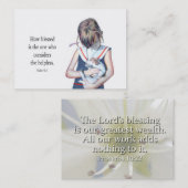 助手および天恵 名刺 (正面/裏面)