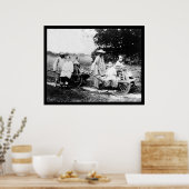 助手車の中国1910 ポスター (キッチン)