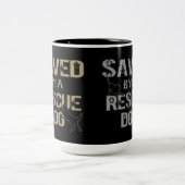 助救難犬に ツートーンマグカップ (中央)