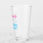 助産おもしろい師 タンブラーグラス (左)