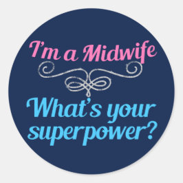 助産おもしろい師 ラウンドシール