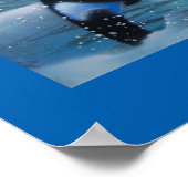 助産お気に入りの鯨写真ポスタープリント ポスター (角)