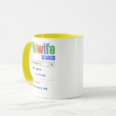 助産カスタムおもしろい最高の者贈与 マグカップ (正面左)