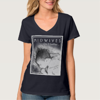 助産婦それは広告のワイシャツをよくします Tシャツ