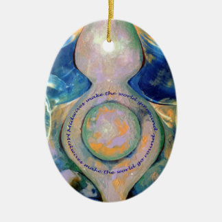 助産婦のオーナメント セラミックオーナメント