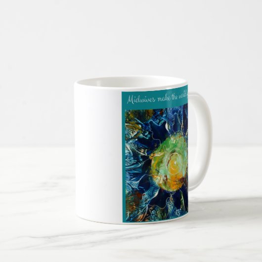 助産婦のギフト コーヒーマグカップ (正面右)