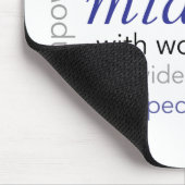 助産婦の単語の雲 マウスパッド (コーナー)