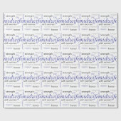 助産婦の単語の雲 ラッピングペーパー (フラット)