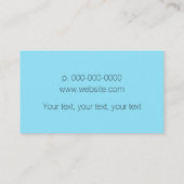 助産婦の名刺 名刺 (裏面)