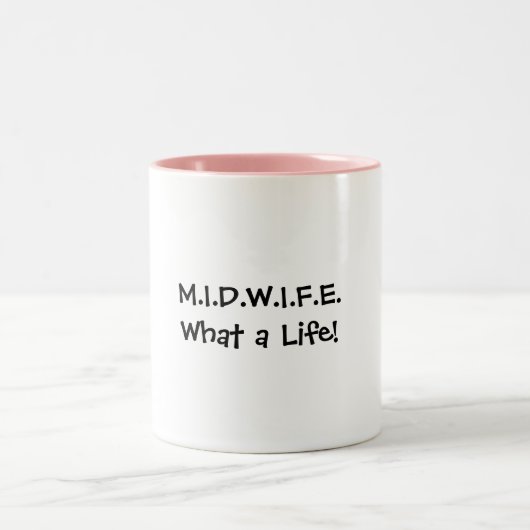 助産婦の生命マグ ツートーンマグカップ (中央)