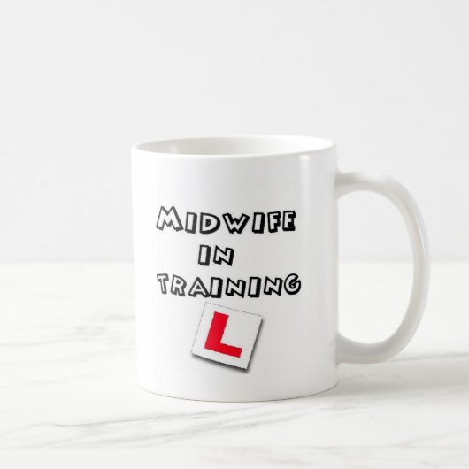 助産婦の訓練 コーヒーマグカップ (右)