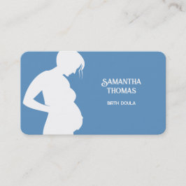 助産婦二重授乳青 名刺