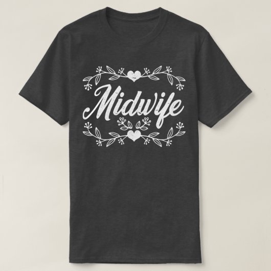 助産婦助産支援二重助産婦助産師 Tシャツ (デザイン正面)