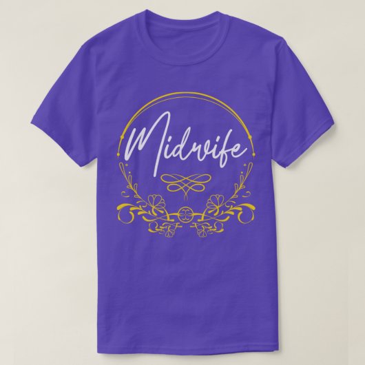 助産婦助産支援同助産師 Tシャツ (デザイン正面)