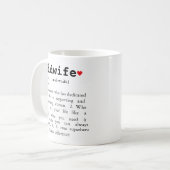 助産婦定義、助産婦贈与 コーヒーマグカップ (正面左)