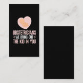 助産婦産科医オブギンカウトベビードゥラ 名刺 (正面/裏面)