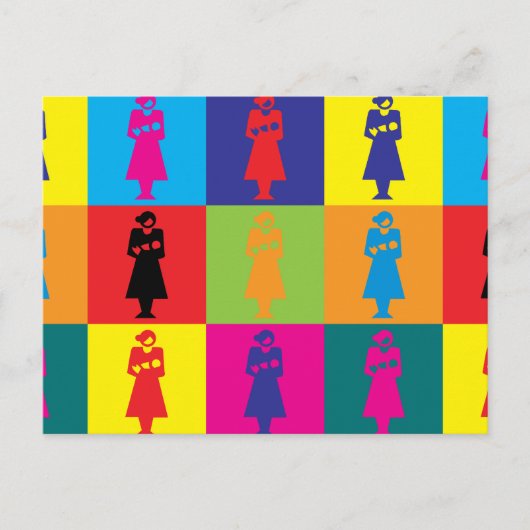 助産学ポップ・アートの術 ポストカード (正面)