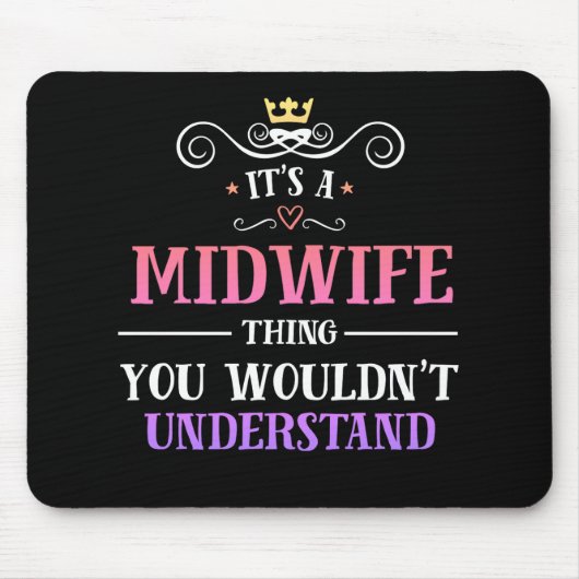 助産師に分からないことがあんたがノベルティ マウスパッド (正面)
