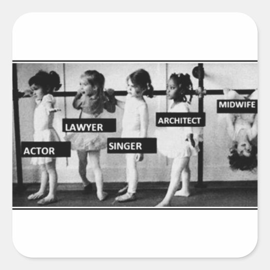 助産師は違う スクエアシール (正面)