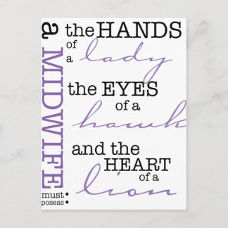 助産師は…を有しなければならない.. ポストカード