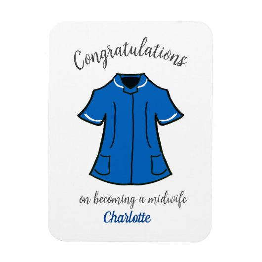 助産師へのご就任おめでとうございます マグネット (縦)