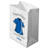 助産師へのご就任おめでとうございます ミディアムペーパーバッグ (正面アングル)