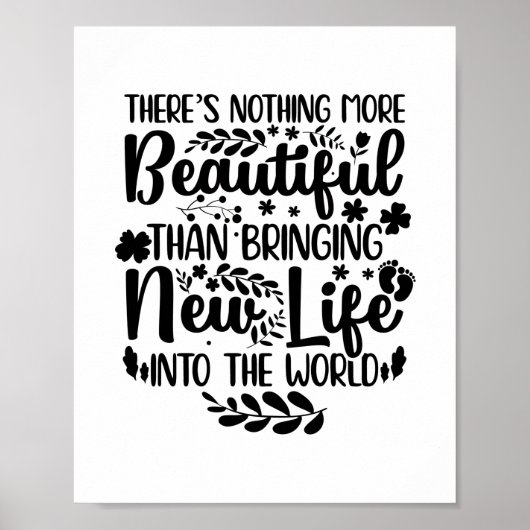 助産師への進物 |助産師妊婦のナース誕生 ポスター (正面)