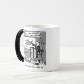 助産師または助産師への贈与おもしろい モーフィングマグカップ (正面左)