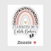 助産師を捕まえる美しい日だ シール (シート)