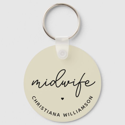 助産師カスタム鑑賞助産 キーホルダー (正面)