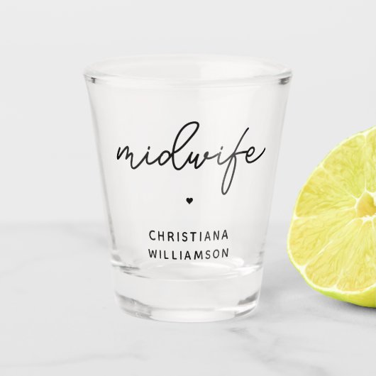 助産師カスタム鑑賞助産 ショットグラス (正面)
