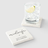 助産師カスタム鑑賞助産 ストーンコースター (横)