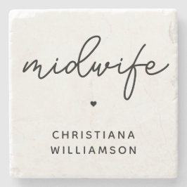 助産師カスタム鑑賞助産 ストーンコースター