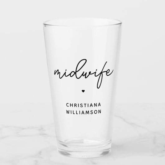 助産師カスタム鑑賞助産 タンブラーグラス (正面)