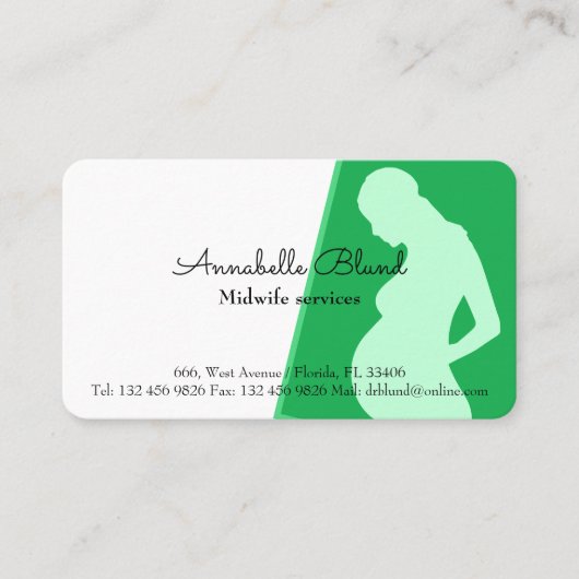 助産師サービス名刺 名刺 (正面)