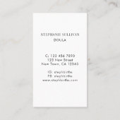 助産師ダラ 名刺 (裏面)