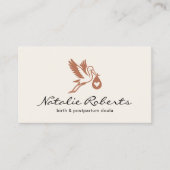 助産師ドゥラ誕生コーチストークロゴ 名刺 (正面)