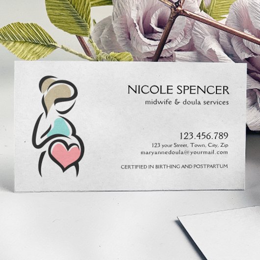 助産師ドゥラ誕生コーチ授乳コンサルタント 名刺