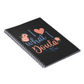 助産師ベビーキャッチャー誕生キュートドゥラ ノートブック (右側)