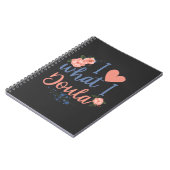 助産師ベビーキャッチャー誕生キュートドゥラ ノートブック (左側)