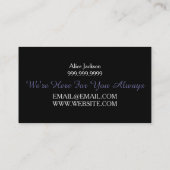 助産師介護ナース看護健気に康 名刺 (裏面)