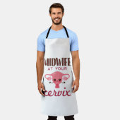 助産師助産師助産師 エプロン (着用した状態)