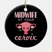 助産師助産師助産師 セラミックオーナメント (裏面)